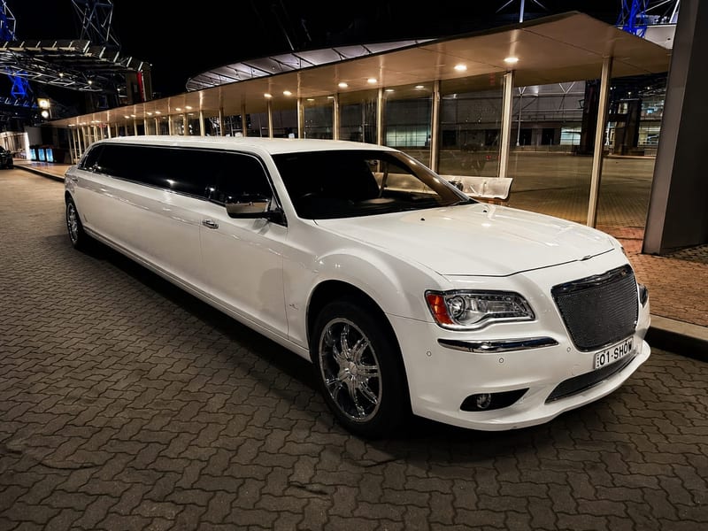 Stretch limousine for a Sydney concert night