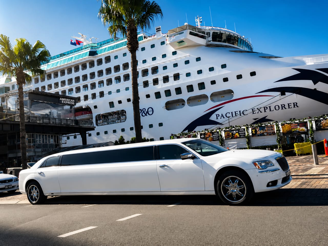 Limousine cruise terminal transfer in Sydney with Show Limousines