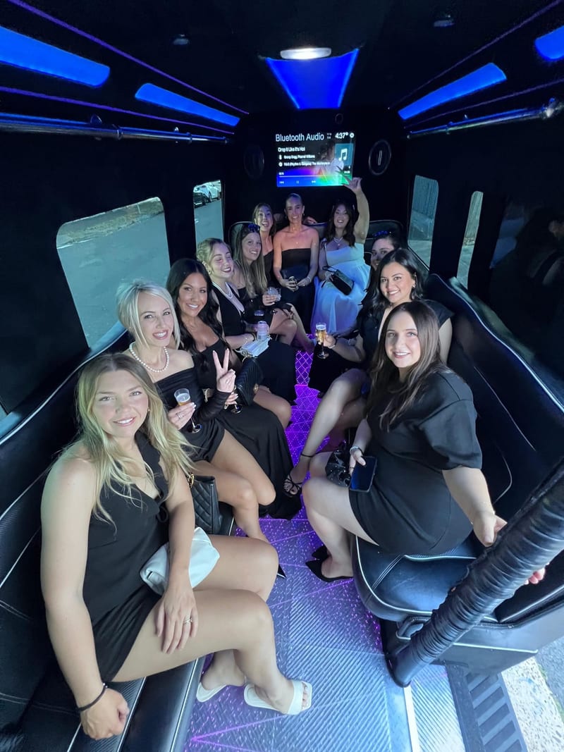 Stretch limousine for a hens celebration in Sydney