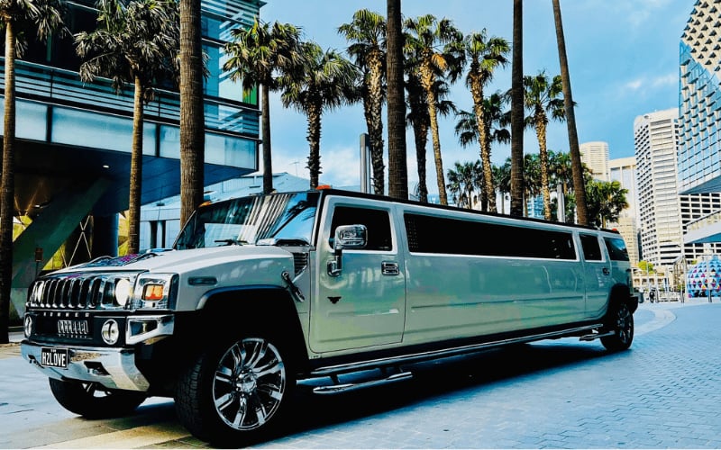 Hummer stretch limousine green — Show Limousines
