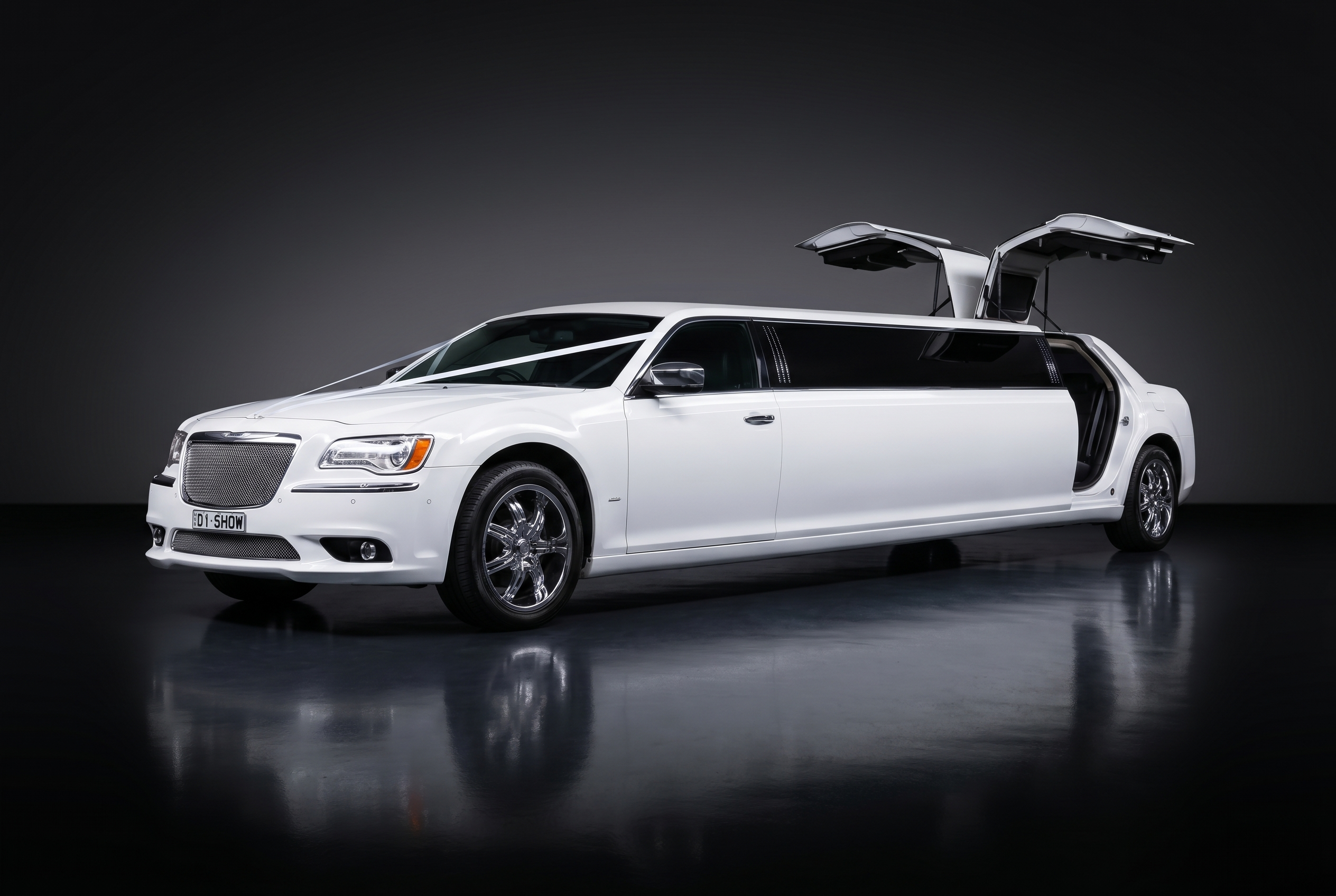 Chrysler gullwing super stretch wedding limousine